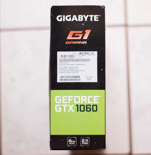 6 GB Gigabyte GTX 1060